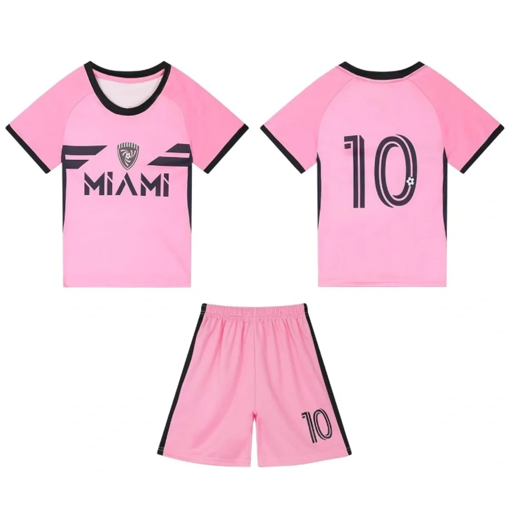 Pink Miami Soccer Jersey Set Size 12-13 yr